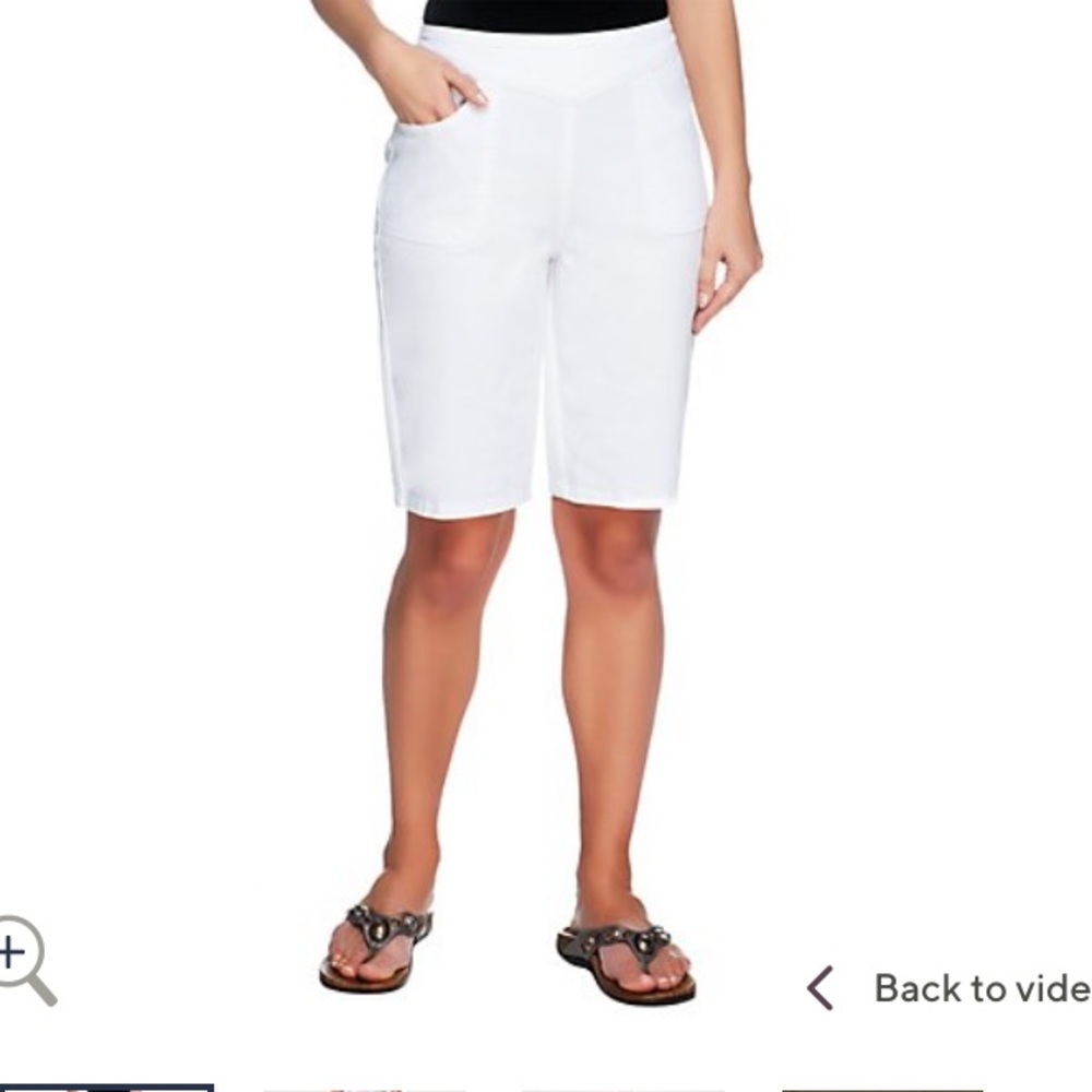 Bermuda shorts WHITE Denim & Co